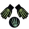 Glowing Hand Claw Gloves Full Finger Gloves Adult Unisex Gothic Knitting Gloves
