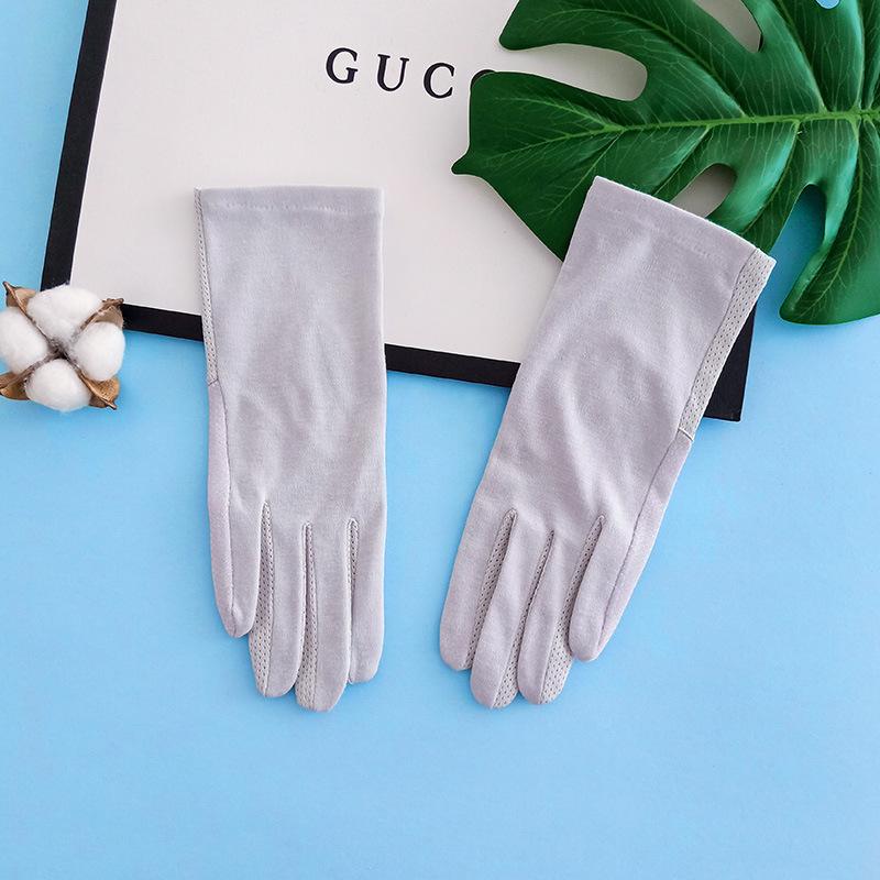 Women’s UV Protection Gloves, Full Finger Touchscreen Gloves, Breathable Thin Anti-Slip Summer Gloves for Driving Riding Outdoor