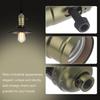 Vintage Retro Industrial Edison E26 E27 Pendant Lamp Socket Medium Base Ceiling Hanging DIY Lighting Project Knob Switch Secure Connection