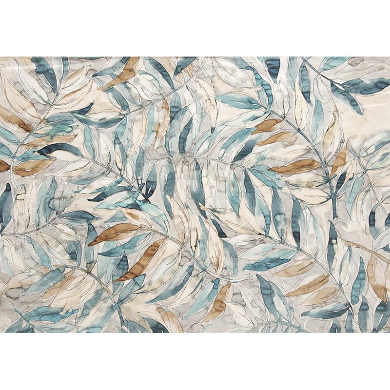 3D tropická rostlina Zelené listy Nástěnná malba Tapeta Nástěnná malba Obývací pokoj Ložnice Pohovka Studovna Jídelní pozadí Nástěnné dekorace Fresco Papel De Parede