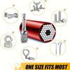 Universal socket wrench set 7-19mm multifunctional universal electric socket tool quick ratchet wrench with 3/8 connecting rod.