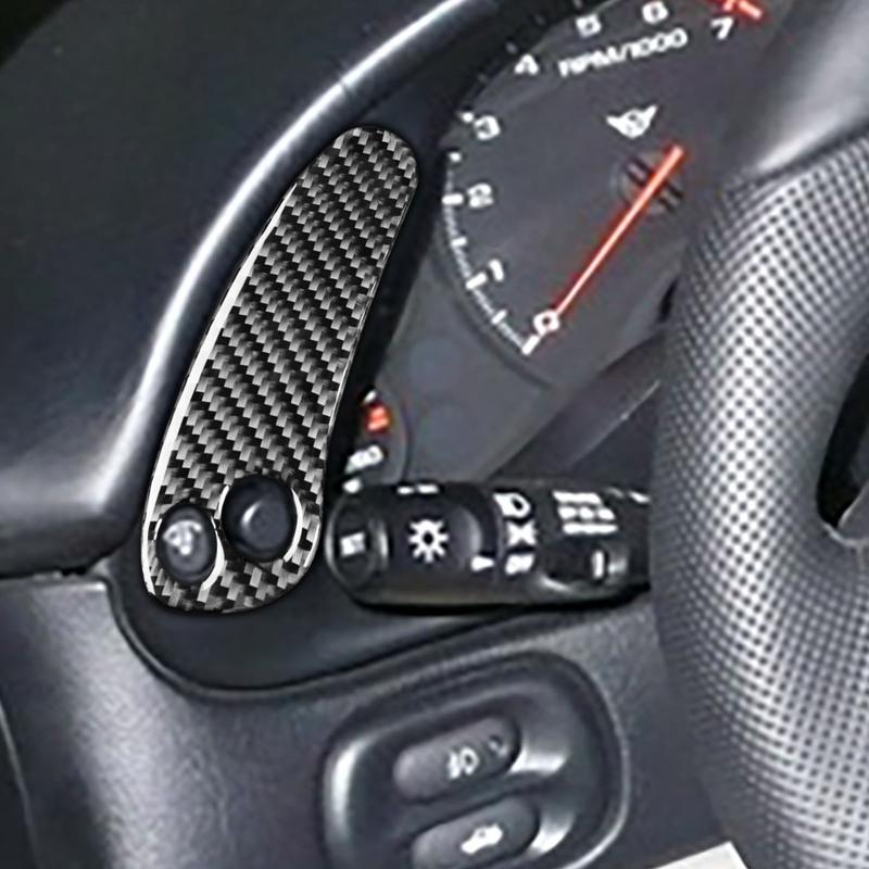 Carbon Fiber Car Accessories Speedometer Side Panel Modified Interior Trim Cover Sticker For Chevrolet Corvette C5 1998-2004