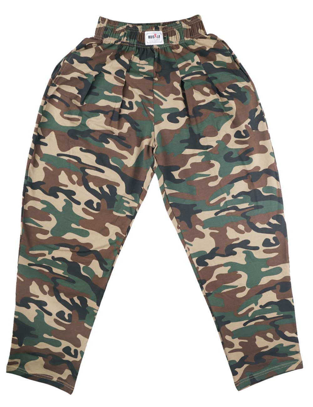 

Slim Alive Men s Gym Baggy Pants - Bodybuilding Sports Trousers, Camouflage, XL Regular Long