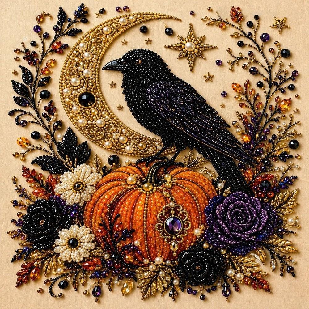 Halloweenowy Motyw Halloweenowy Duch Perłowa Sztuka Zestaw DIY Przyjazne Rękodzieło Malowanie Perłami Biuro