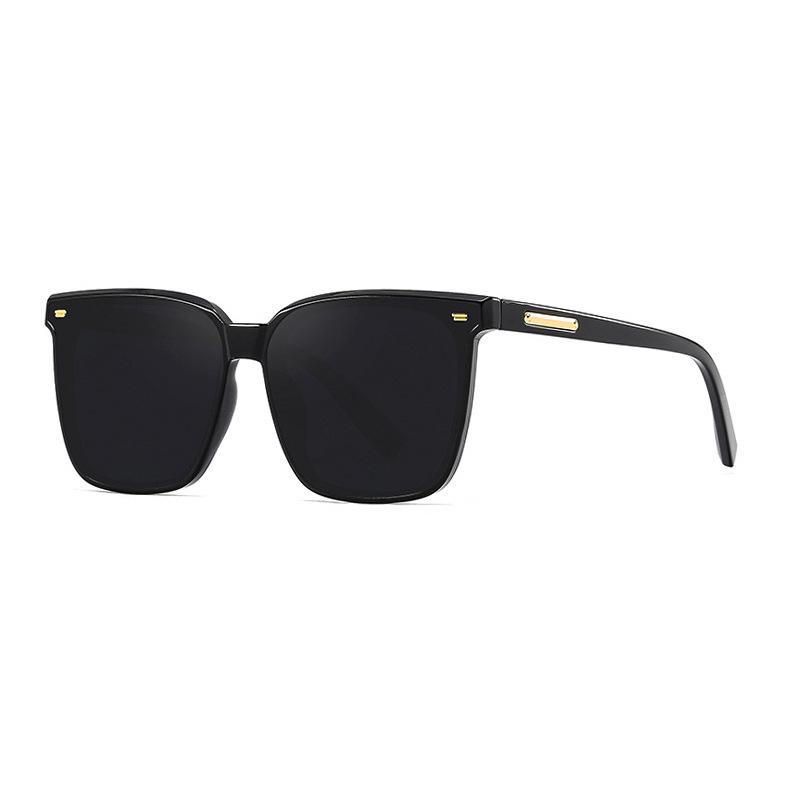 GM Women's Trendy High-End Polarized Sunglasses for Slimming Round Face, Men's Driving Glasses with Large Frame & Sunscreen Protection.