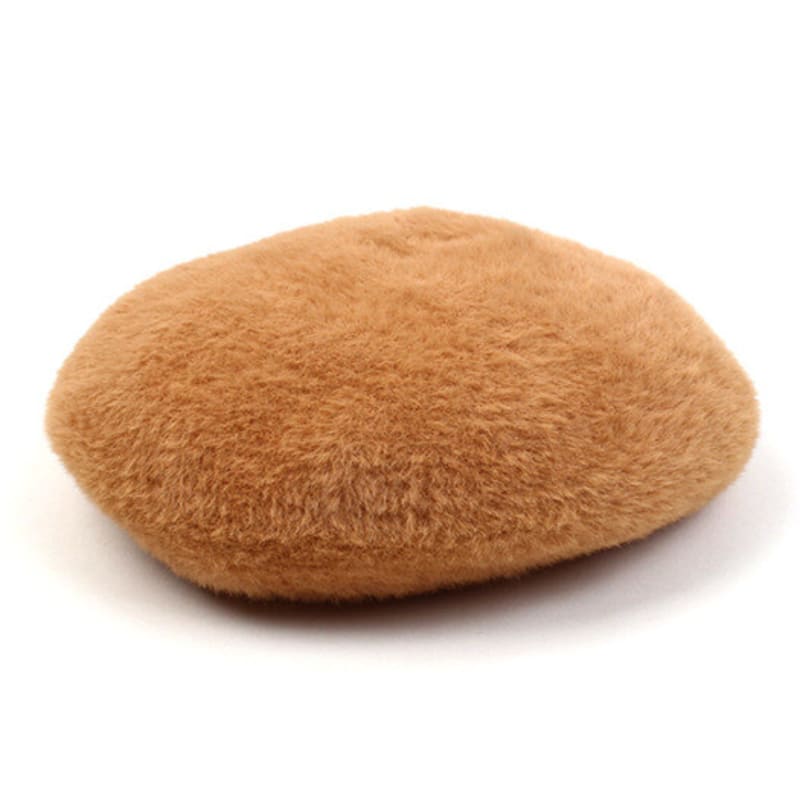 Universal Chemistry Fur Beige Beret Beret