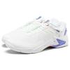 Li Ning Thunder Series Pro Comfortable Shock Absorption Non-Slip Wear-Resistant Low-Top Badminton Shoes Unisex Shoes White Purple AYAT009-1