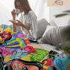 Abstract Gorgeous Graffiti Bedding Three-Piece Quilt Cover