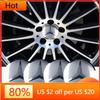 AMG W220 For Benz Hot 4Pcs 56mm Car Styling Wheel Hub Cap Stickera Car Refit Accessories for Mercedes Benz Amg W205 W211 W204 W2