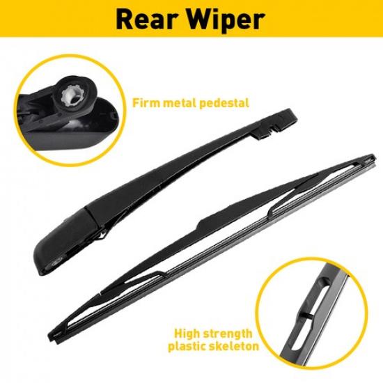 Wiper Arm Blade Rear For Nissan VERSA 2007 - 2012 QUEST 2005 - 2009 Quality