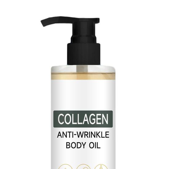Collagen Body Moisturizing Oil, 100ml Lightweight Non Greasy Oil for Soft Glowing Skin, Daily Hydrating Skin Care