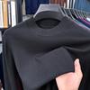 Men S Spring Thin Silk Wool Blend Half Turtleneck Long Sleeve Sweater