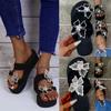 Kvinner Jenter Pearl Flat Bohemian Style Casual Sandaler Strandsko Kiler Tøfler