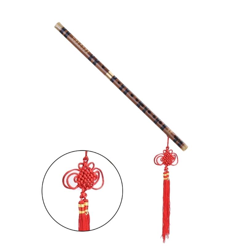 Bambusflöte Musikinstrumente Tragbare Holzflöte Chinesische Flöte Musikinstrument Geschenk Flöte für Kinder Erwachsene