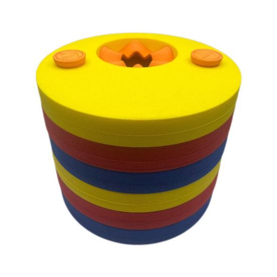 6 Pcs Kids Float Discs Swim Arm Bands EVA Foam Floating Sleeves Summer Pool Swimming Arm Float Rings for Children Ages 3-6