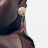 Summer Dangle Earrings Boho Beach Holiday Jewelry Gift Elegant Fish Pendant Earrings  for Women