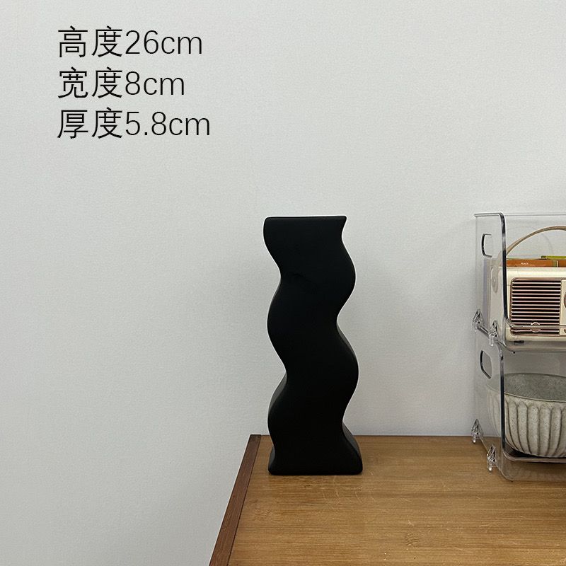 Creative Amphora Special-shaped Vase Living Room Dining Table Decoration Simple Art Cutout Ceramic Vase Flower Home Decoration