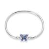 Armband Silber 925 Original 17-20CM Stern Mond Sonne Schmetterling Zirkon Feine Armbänder Passend für DIY Charms Geburtstags Schmuck Souvenir Geschenk