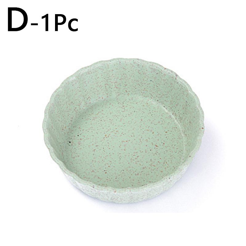 Dochucovadla Podšálek Pšeničná sláma Nádobí Srdce Květ Kulatý Tvar Domácí Restaurace Kuchyně Omáčka Svačina Ovocné cukroví Talíř