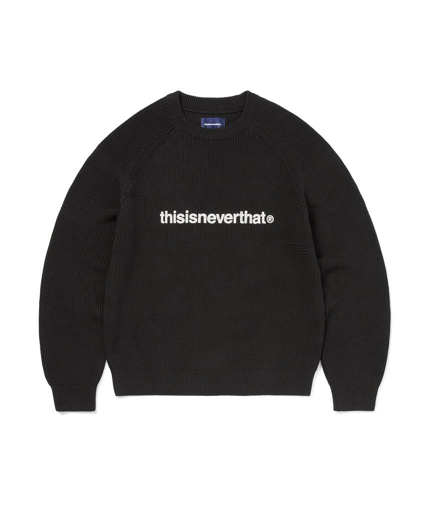 THISISNEVERTHAT T-Logo Knit Sweater Black