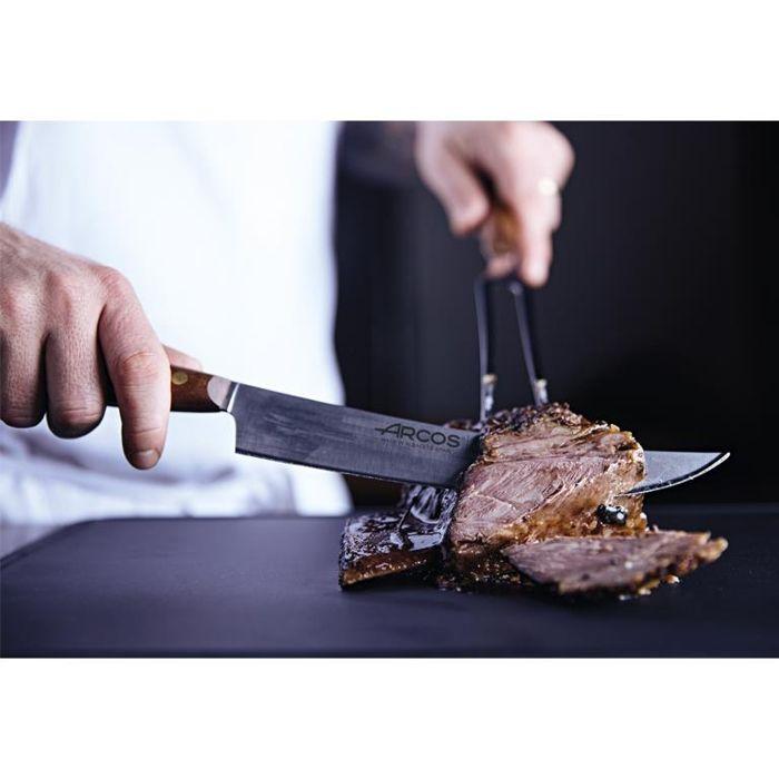 Ustensiles De Barbecue - ARCOS - Nordika - Couteau Et Fourchette - Acier Inoxydable Nitrum® - Bois Ovengkol