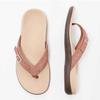 Foreign trade large size clip slippers women's new casual flat bottom PU large size casual flip-flops wish2025
