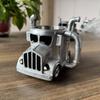 Semi Truck Shape Coffee Cup Novelty Resins Truck Shape Coffee Mug Kitchen Ornament for Truck Lover Office and Home Use