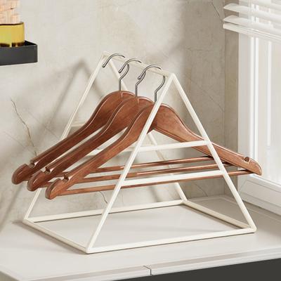 Clothes Hanger Organizer Triangle Structure No Installation Required Space Saving Stand Rack for Home Laundry