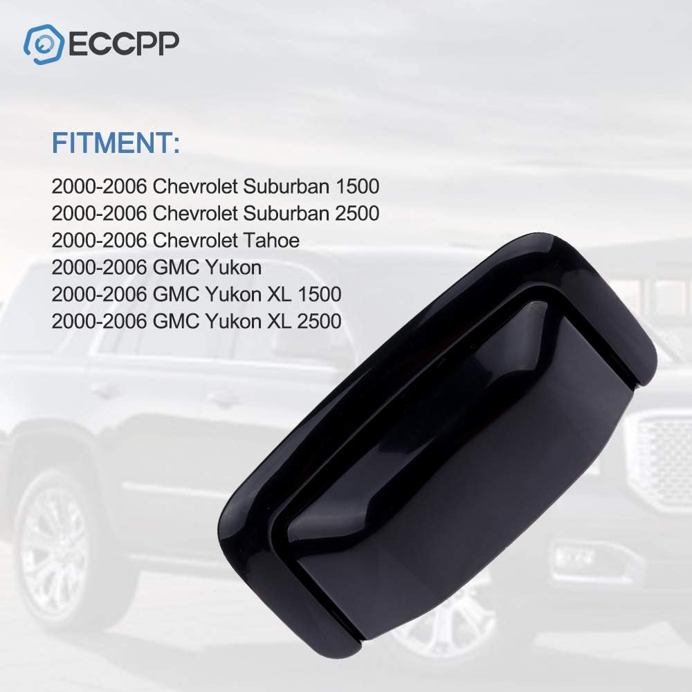 ECCPP Tailgate Handle Rear Hatch for 2000-2006 for Chevrolet for GMC Smooth Black