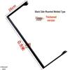 Black & White Clothing Store Stainless Steel Wall-Mounted Display Rack with Side Hooks and Shelving Brackets