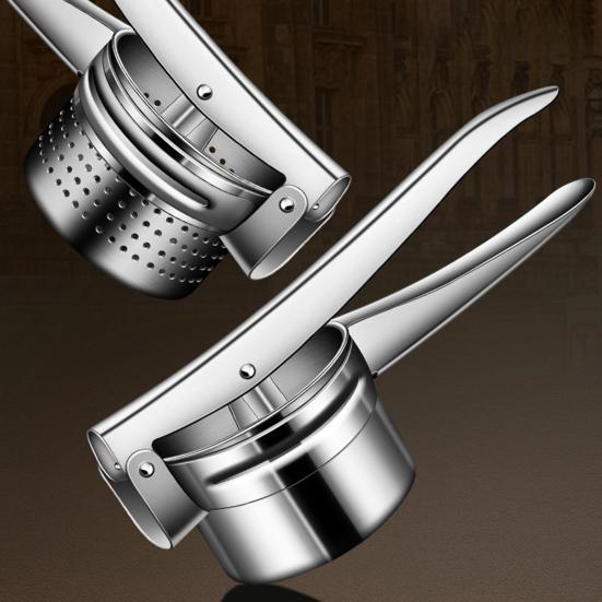 Manual Juicer Hand Press Stainless Steel Lemon Lime Orange Squeezer Versatile Kitchen Gadget for Juicing Citrus Draining Cabbage Mashing Potatoes