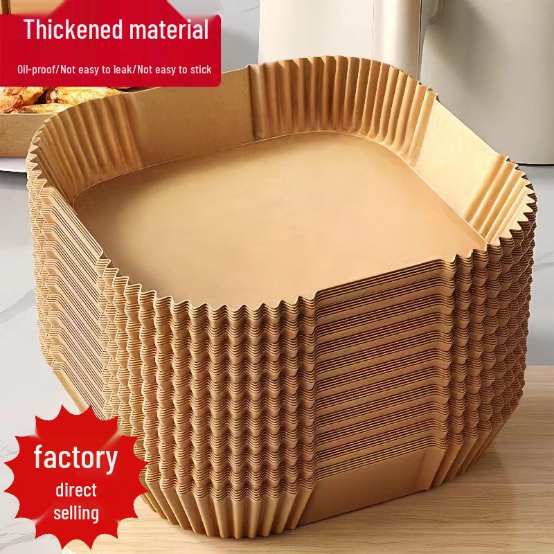 Thickened Food Grade Silicone Air Fryer & Baking Oil-Absorbing Paper