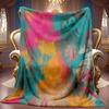 Abstract Art Theme Blanket Soft High-Definition Digital Print Cooling Blanket All-Season Family and Friends Gift Soft Breathable 100% Polyester Perfec