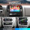 Universal 7 Inch Flip Out Car Stereo 1 Din Car Radio Wireless Carplay Android Auto WIFI GPS Navigation Retractable HD Screen