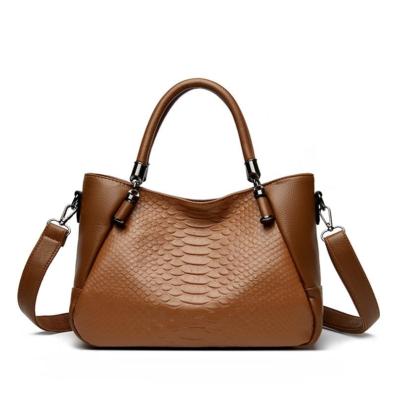 Vielseitige Ein-Schulter-Tasche, Lässige Handtasche, Hochwertig, Großes Fassungsvermögen, Modische und Schlichte Umhängetasche