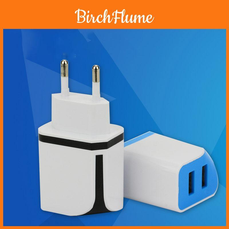 Caricabatterie Adattatore di Alimentazione Doppio USB di Alta Qualità per Telefoni Android Universali 2.1a