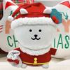 Plush Doll Cartoon Christmas Stuffy Doll Christmas Hat Christmas Throw Pillows Huggable Christmas Plush Toy 25cm Cute