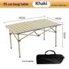 1Set Folding Portable Outdoor Lightweight Table Stall Camping Fishing Picnic Table Outdoor Self-Driving Barbecue Folding Table