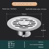 Stainless Steel Bathroom Hotel Engineering Deodorizing Filter Floor Drain round Washing Machine Sewer Bathroom Odor Preventer Insect-Proof