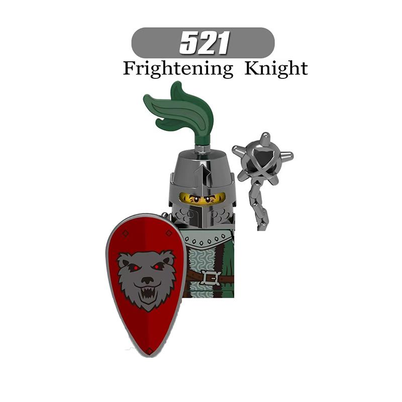Mittelalterliche Ritter Serie Figuren Bausteine Krieger Soldaten Wachen Löwenherz Krankenhaus Deutscher Ritter Schlacht Hirte Kindergeschenk