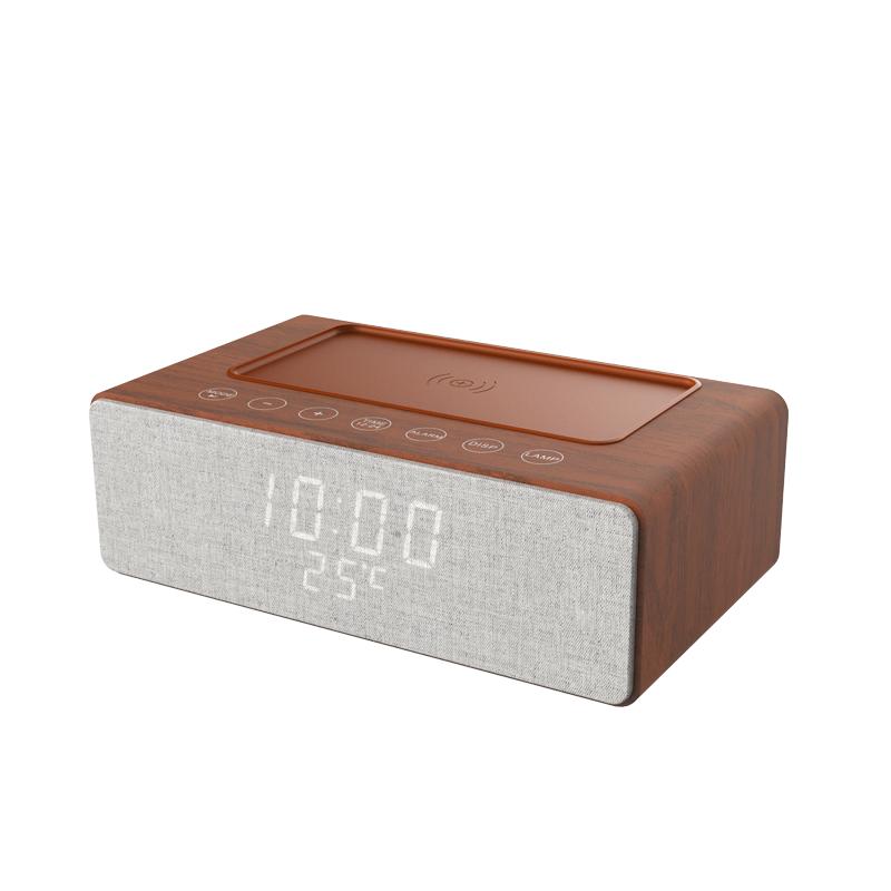 

Новый мобильный телефон с беспроводной зарядкой/светодиодным дисплеем температуры времени Bluetooth настольный аудио мультимедиа высококачественный активный динамик