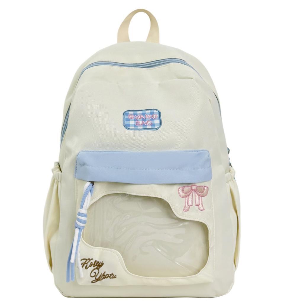 Schoolbag Soft Girl Schoolbag Outdoor Schoolgirl Ins Wind Cute Pain Bag Large Capacity Backpack Girl Light Cute Backpack