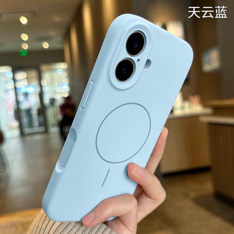 Applicable to Apple 11 mobile phone case, new liquid silicone magnetic suction iPhone11ProMax camera button all-inclusive case