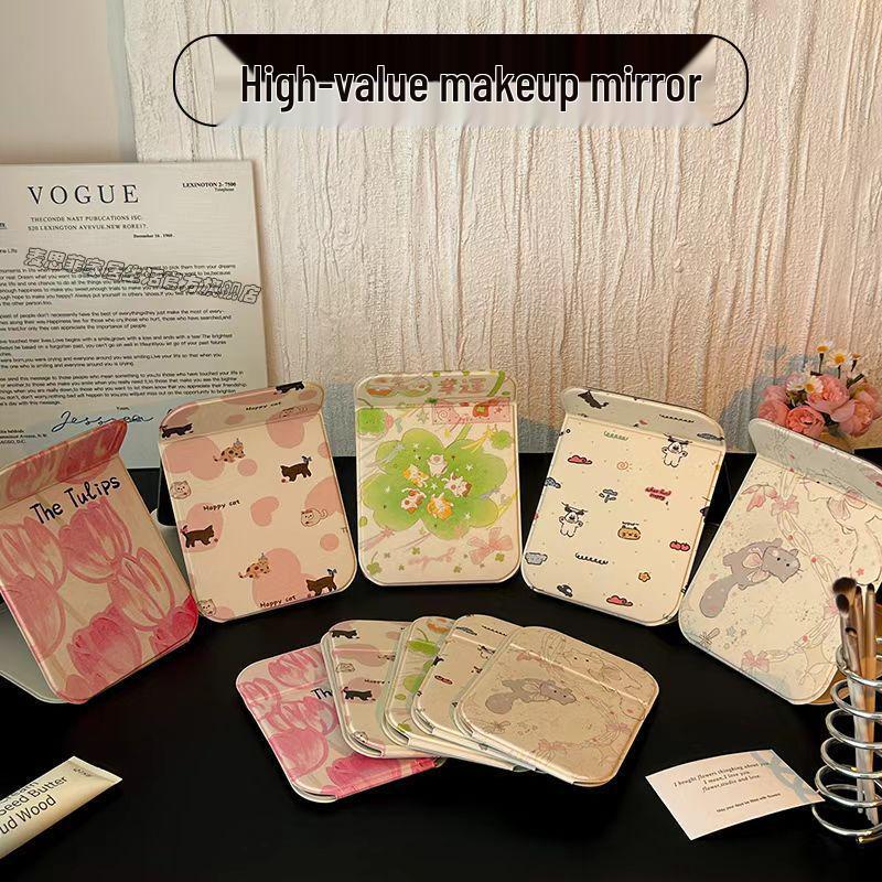 

Newcomer Exclusive: Portable Folding Handheld Vanity & Tabletop Makeup Mirror with 1.54 Free Shipping