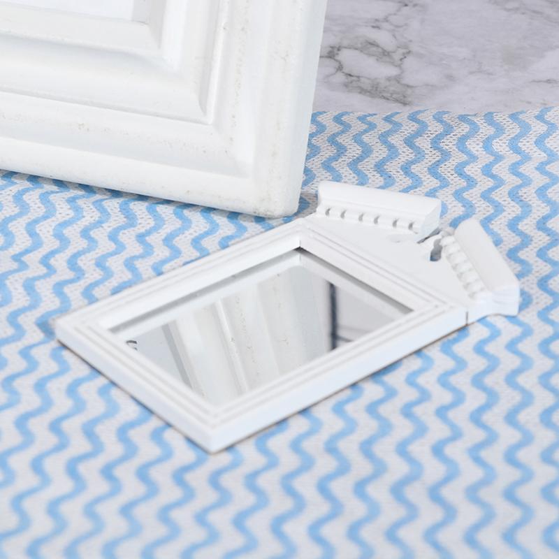 1/12 Dollhouse Miniature Mirror Model Bathroom Dressing Accessories Furniture Decoration great for daily use perfect for gifting
