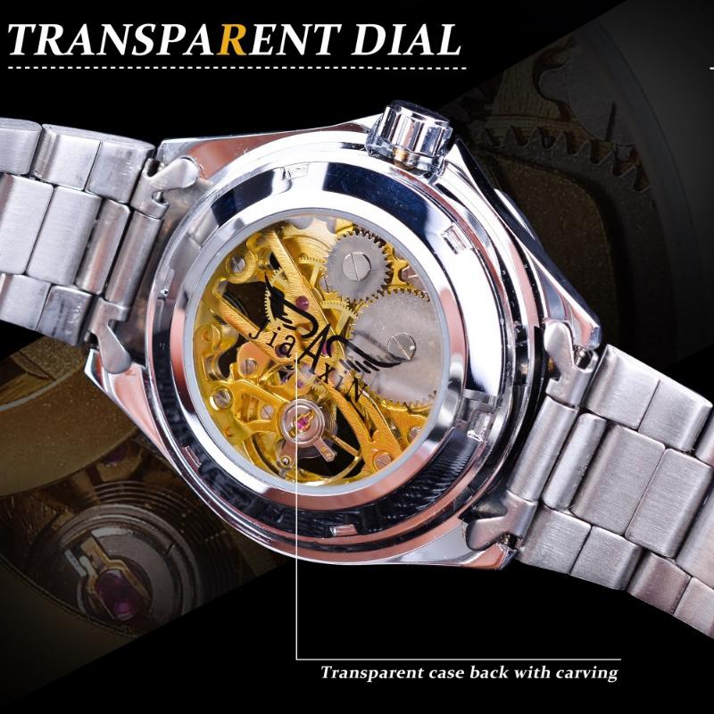 Forsing Women's Fashion Casual Hollow Out Mechanical Watch