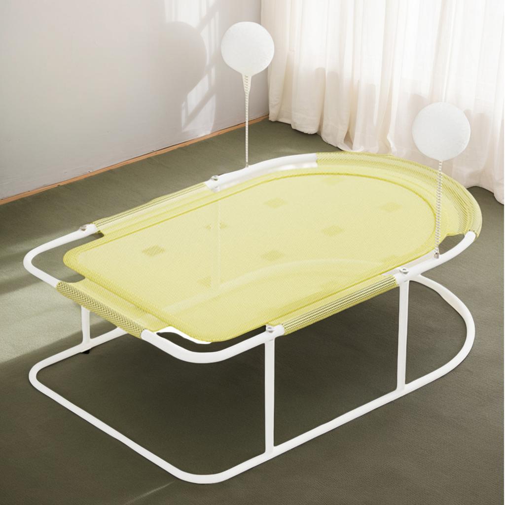 Free-Standing Elevated Cat Bed with Removable Washable Mesh Fits Up To 10kg Elevated Cat Hammock Bed for Cats and Small Dogs