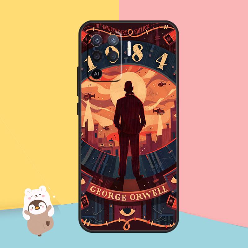 1984 George Orwell Case For OPPO Find X5 X3 Lite Pro A15 A16 A52 A72 A5 A9 A31 A53 A83 A93 A54 A74 A94 Cover