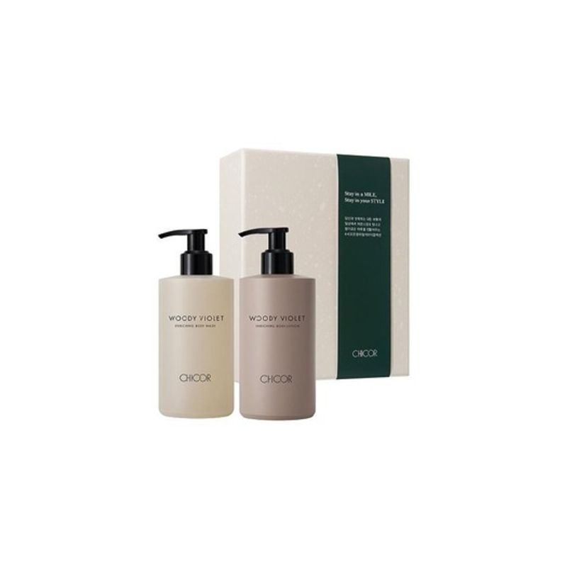 CHICOR COLLECTION (One Mile Away Collection) Woody Violet Body Care Set (2 types)