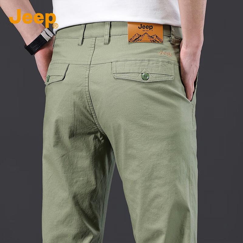 

JEEP Men s Straight Fit Stretch Casual Pants 38